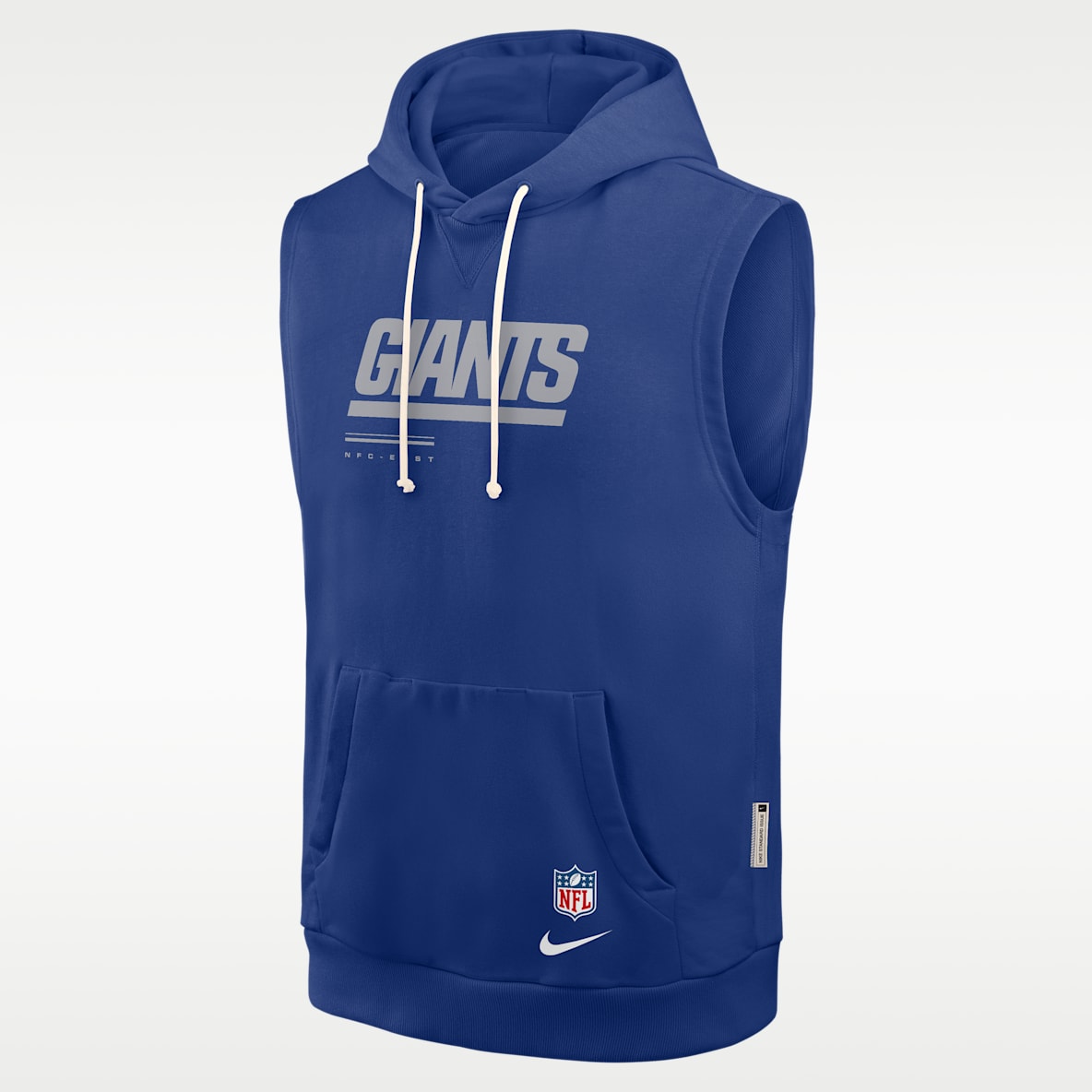 New York Giants Sideline Men's Nike Dri-FIT NFL Sleeveless Pullover Hoodie