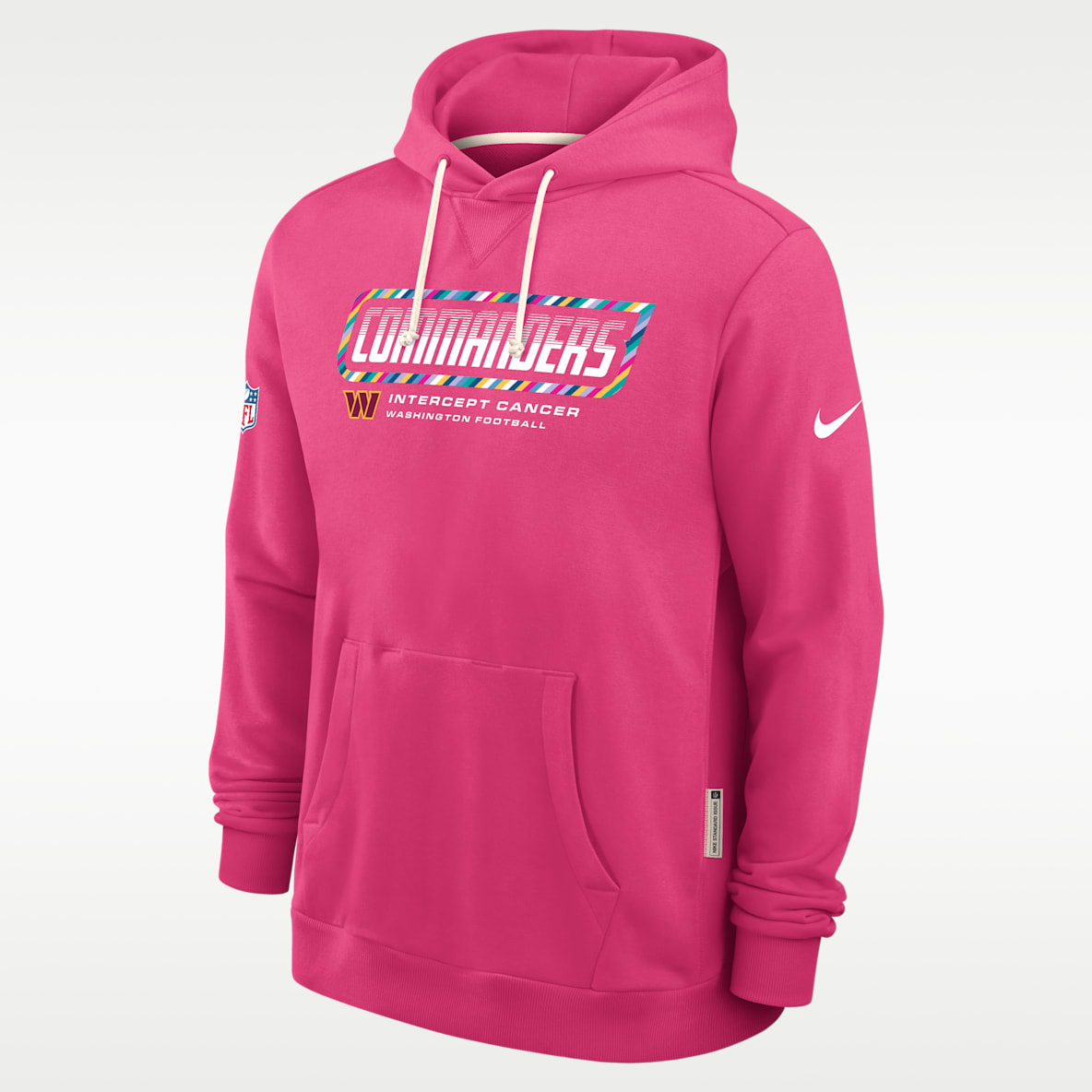Washington Commanders Crucial Catch Sideline Standard Issue Men's Nike Dri-FIT NFL Pullover Hoodie