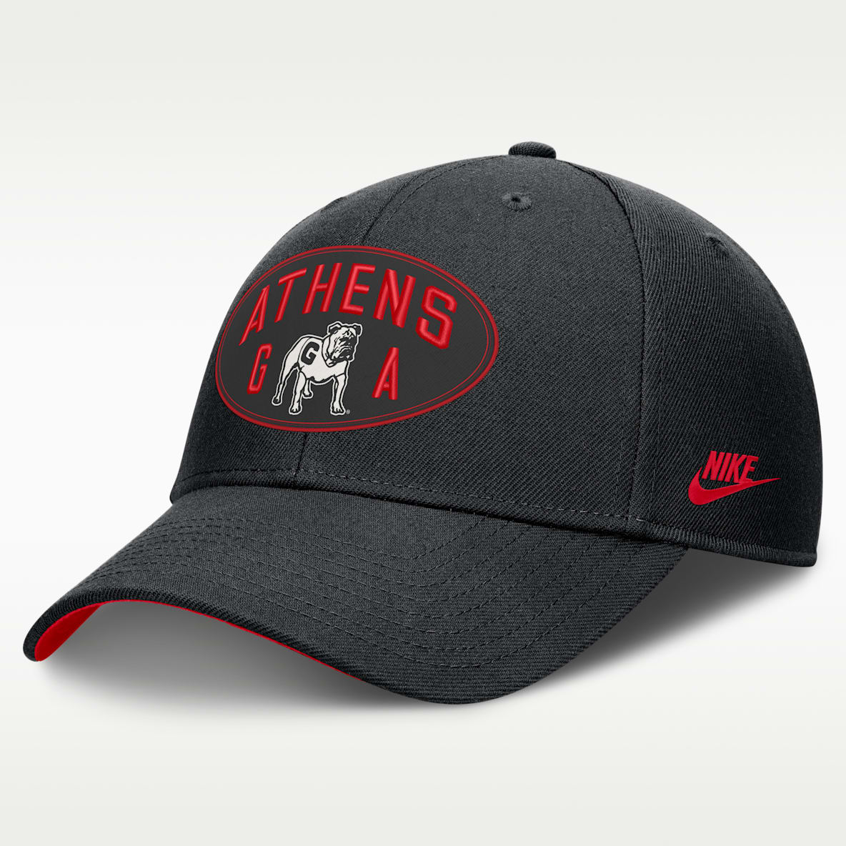 Georgia Legacy Letter & Location Rise Men's Nike Dri-FIT College A-Frame Adjustable Hat