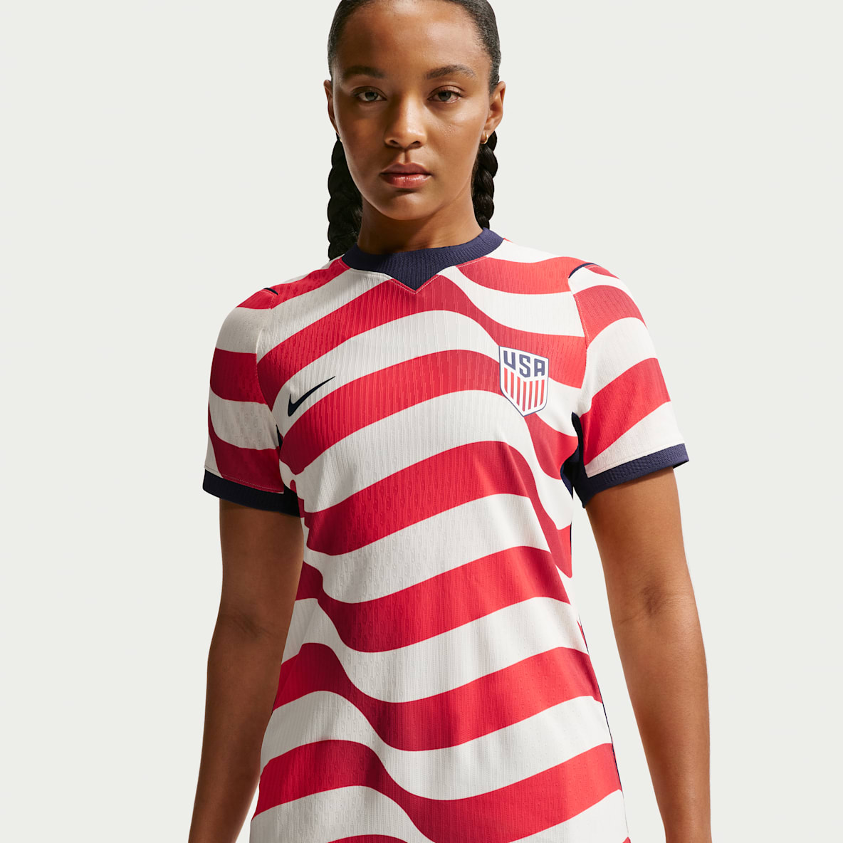 USMNT 2026/27 Match Home Women's Nike Aero-FIT Soccer Authentic Jersey