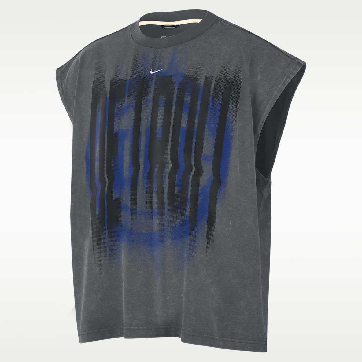 Detroit Pistons Standard Issue Camiseta de básquetbol sin mangas para hombre