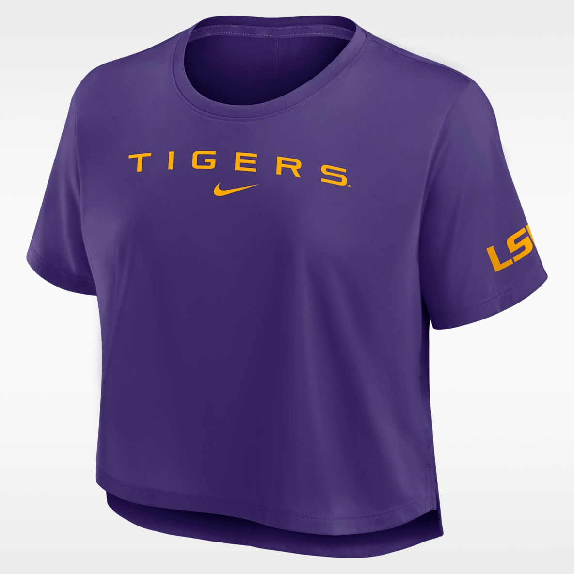 LSU Premium Performance Women's Nike Dri-FIT Cropped Top
