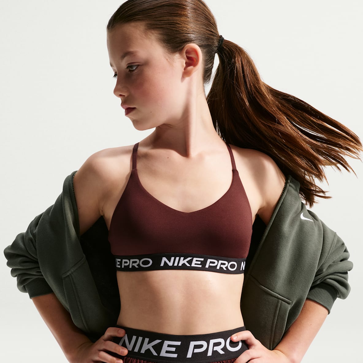 Nike Pro Big Kids' (Girls') Indy Bra