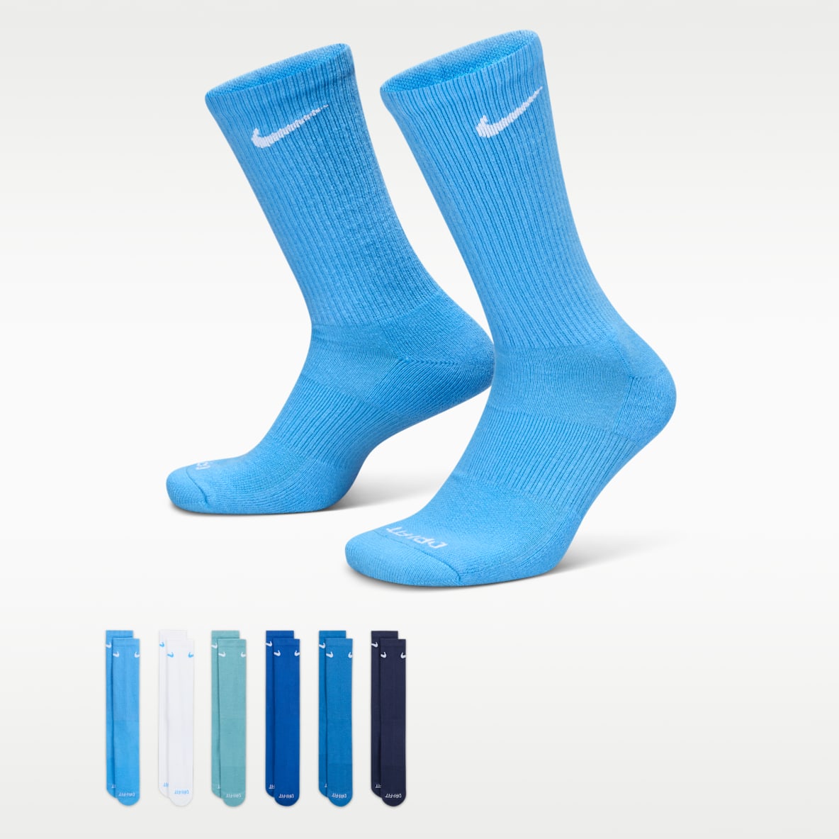 Nike Everyday Plus Cushioned Meias de treino (6 pares)