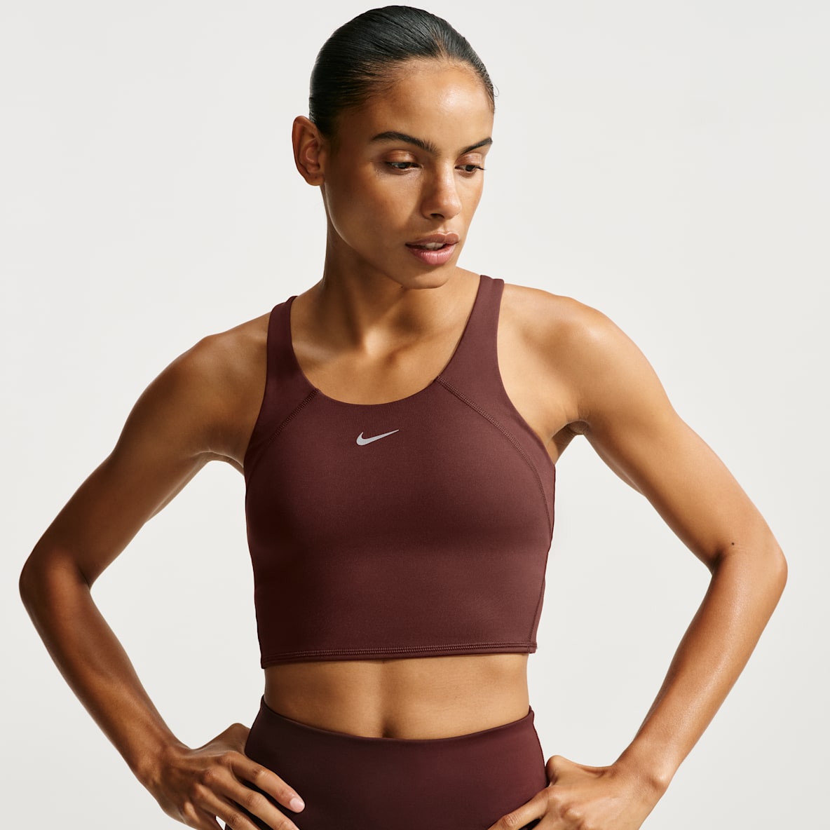 Nike Tempo Samarreta de tirants cropped amb sostenidors esportius de subjecció mitjana - Dona