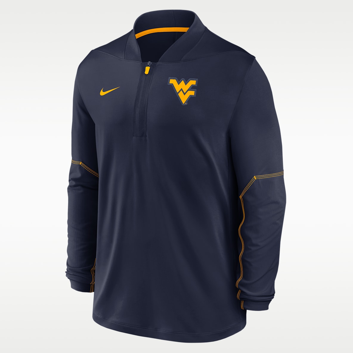 West Virginia Sideline Men's Nike Dri-FIT College 1/2-Zip Top