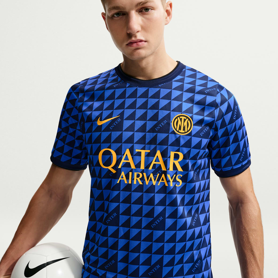 Inter Milan Haut de foot d'avant-match Nike Dri-FIT pour homme
