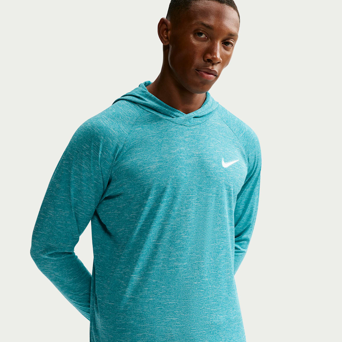 Nike Swim Hydroguard Essential Men's Dri-FIT UV Long Sleeve Hooded Top