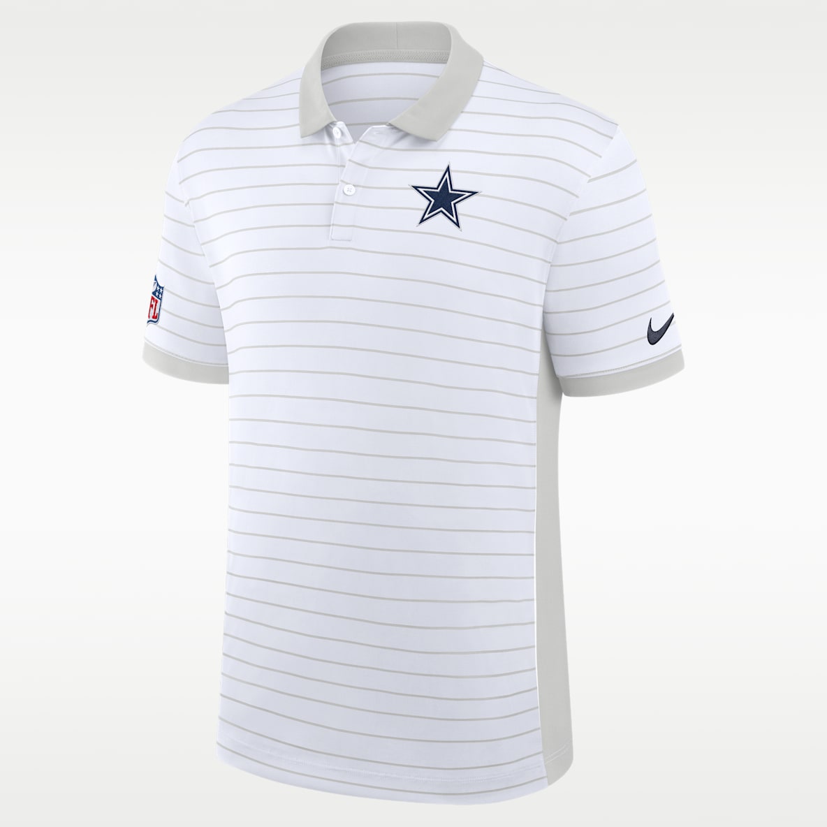Dallas Cowboys Sideline Victory Stripe Men's Nike Dri-FIT NFL Polo