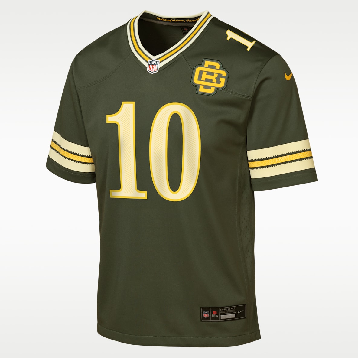Jordan Love Green Bay Packers Rivalries Collection Jersey Nike de la NFL Game para niños talla grande