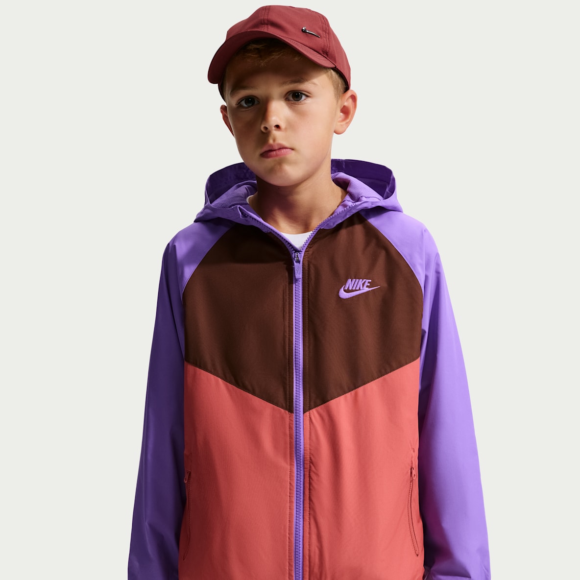 Nike Sportswear Windrunner Big Kids' Hooded Repel Jacket