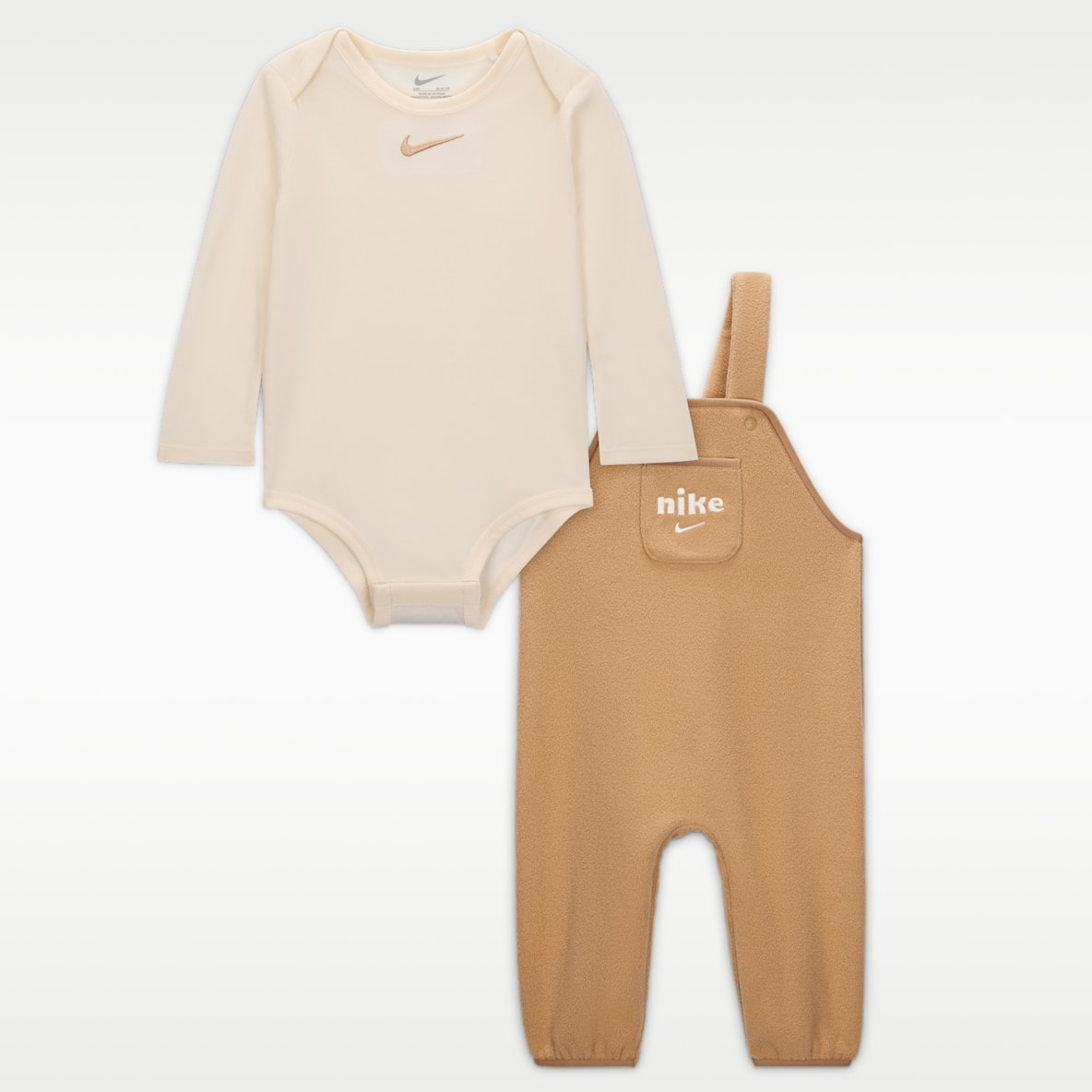 나이키 베이비(12~24개월) 플러시 플리스 오버롤 투피스 세트