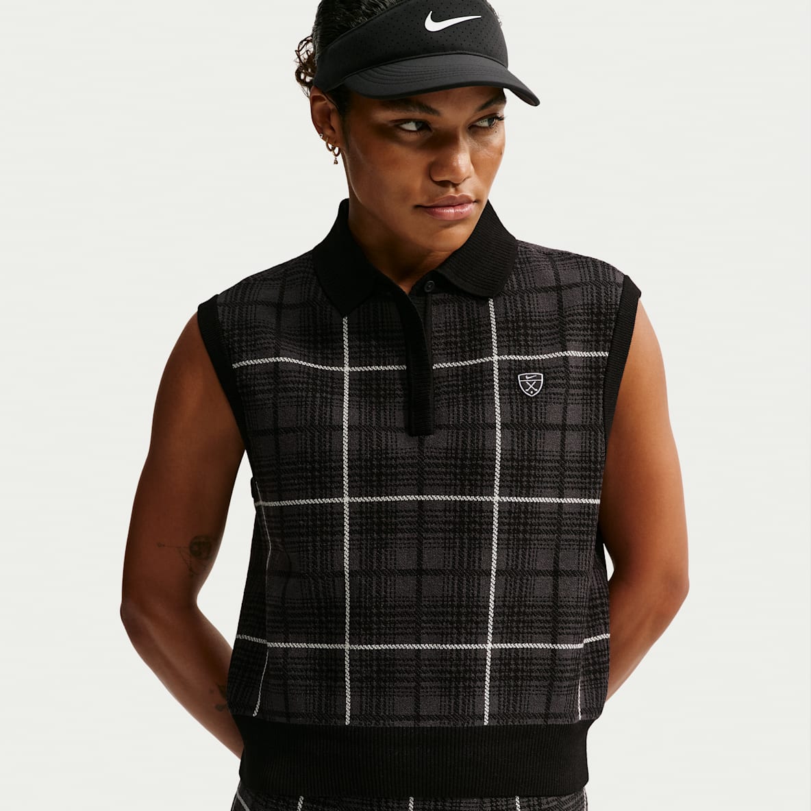 Nike Fairway Fresh Women's Plaid Golf Sweater Vest