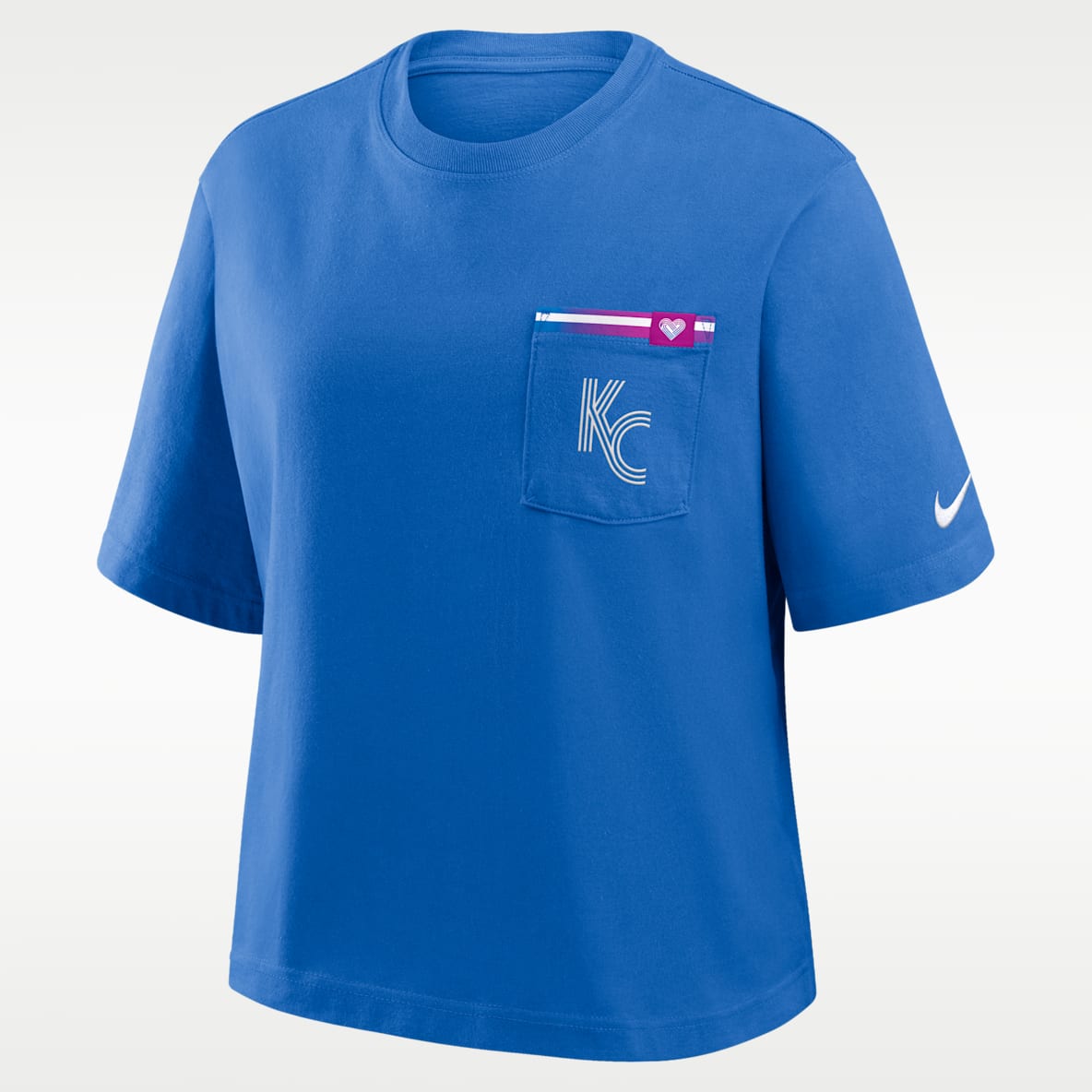 Kansas City Royals City Connect Pocket Boxy Women's Nike MLB T-Shirt