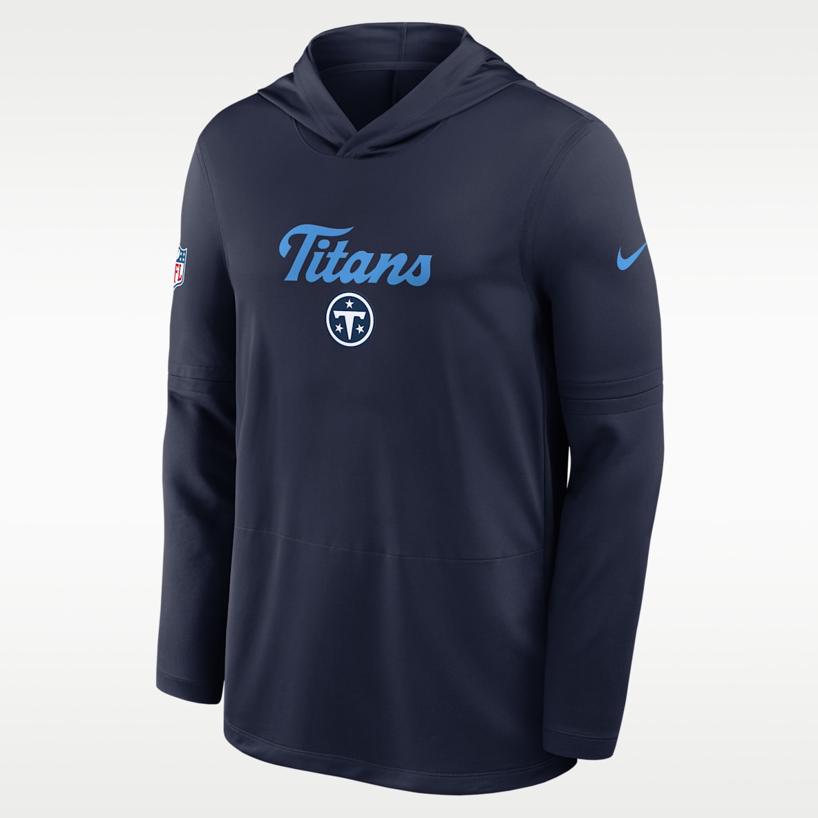 Tennessee Titans Rivalries Collection Sideline Men's Nike Dri-FIT NFL Long-Sleeve Hooded Top