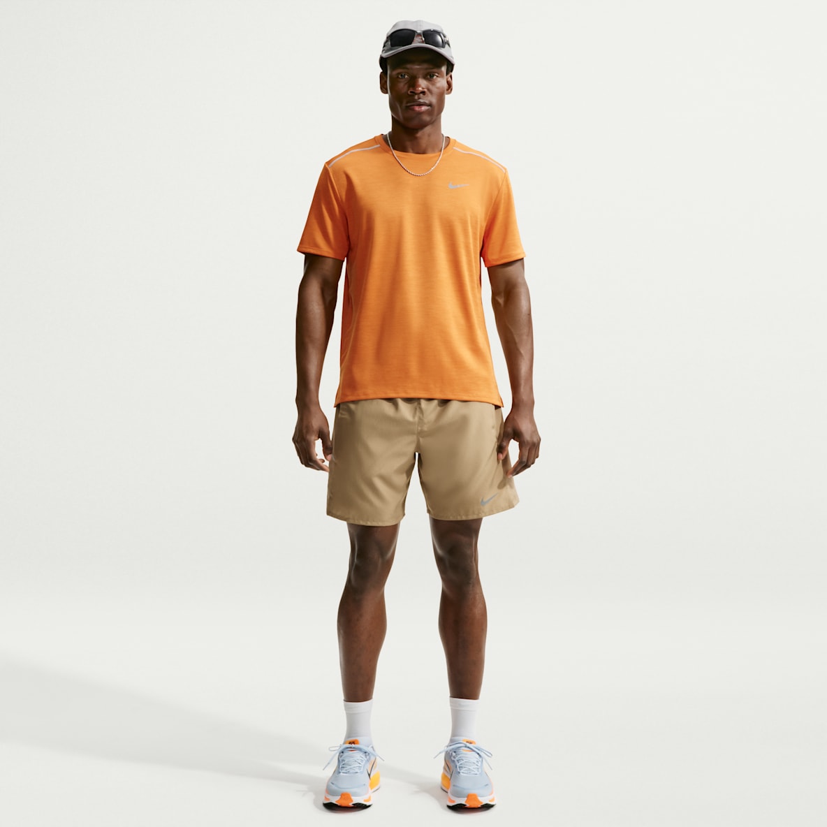 Nike Miler Shorts de correr Dri-FIT de 18 cm sin forro para hombre