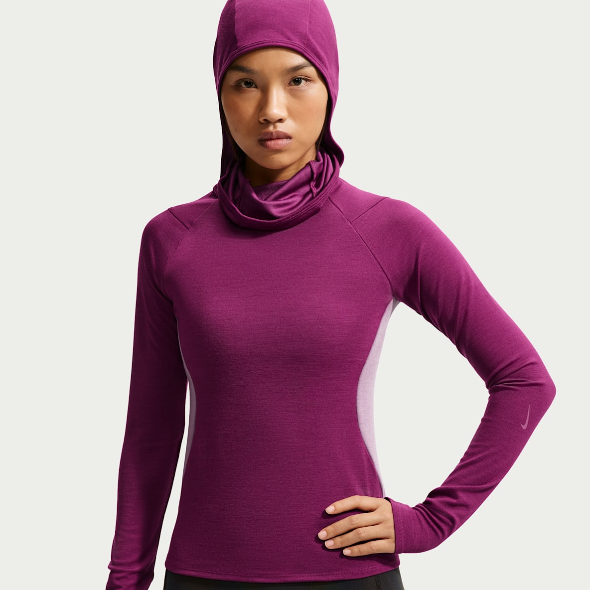 NikeLab | Running มิดเลเยอร์ผ้าขนสัตว์ผสมสำหรับผู้หญิง