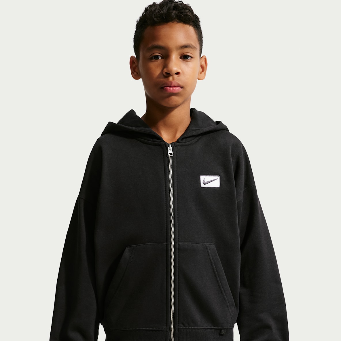 Nike Sportswear Sweat à capuche oversize à zip pour pré-ado (garçon)