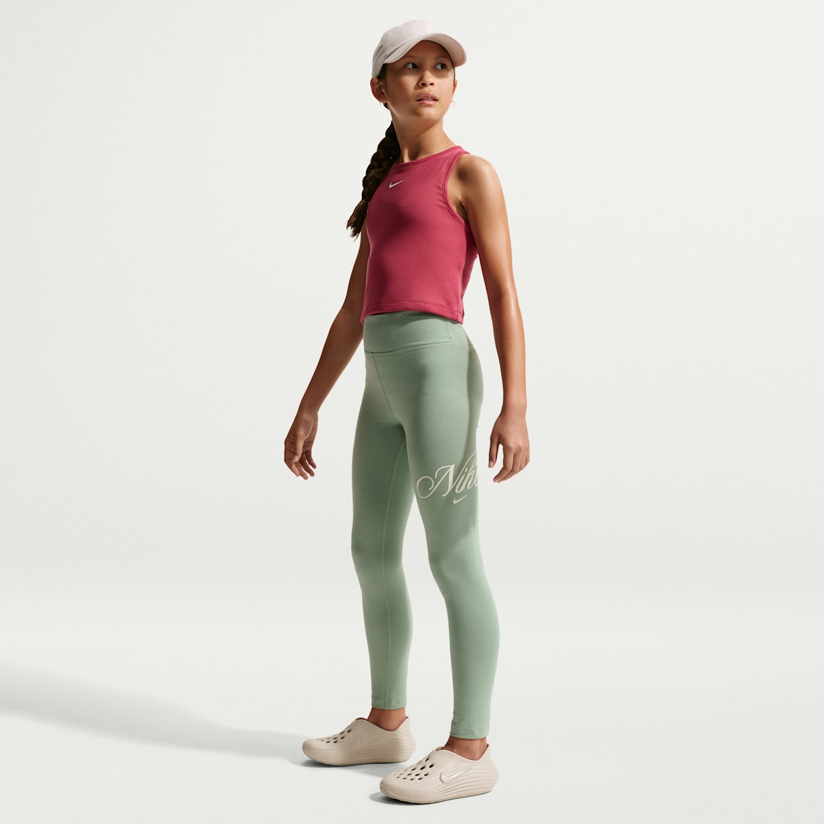 Nike Sportswear Classic Older Kids' (Girls') High-Waisted Graphic Leggings