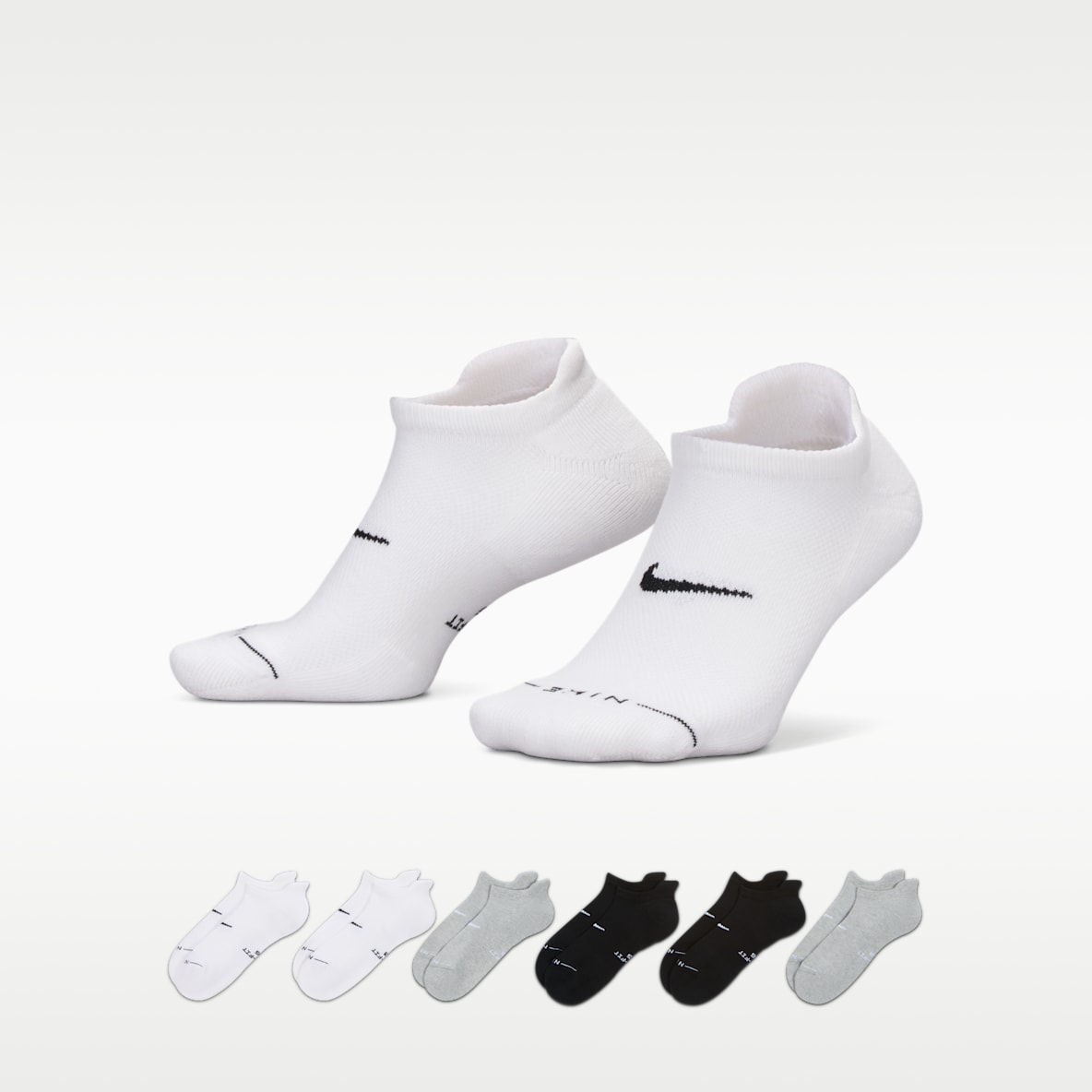 Nike Everyday Elevated No-Show Socks (6 Pairs)