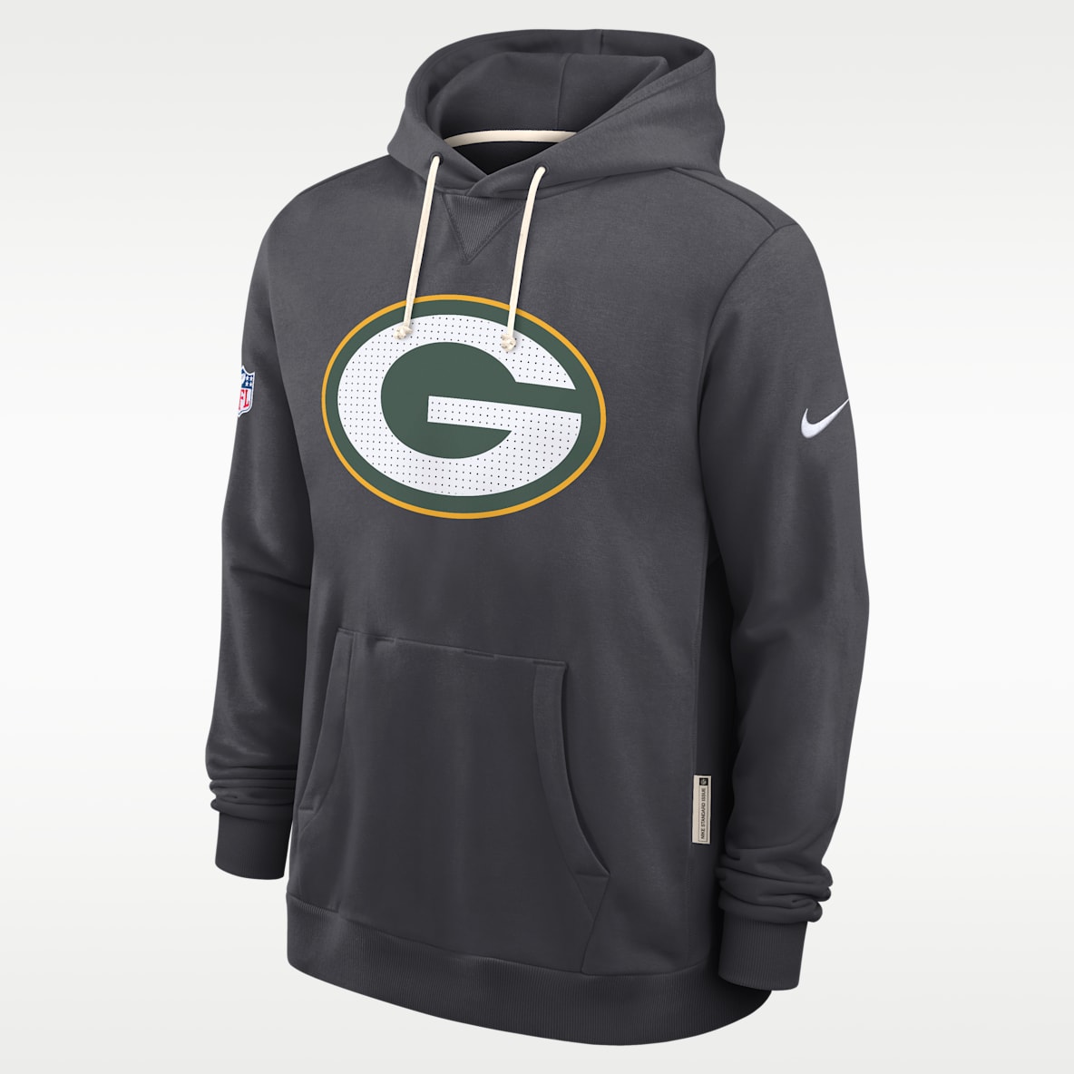 Green Bay Packers Initial Home Sideline Men's Nike Dri-FIT NFL Pullover Hoodie