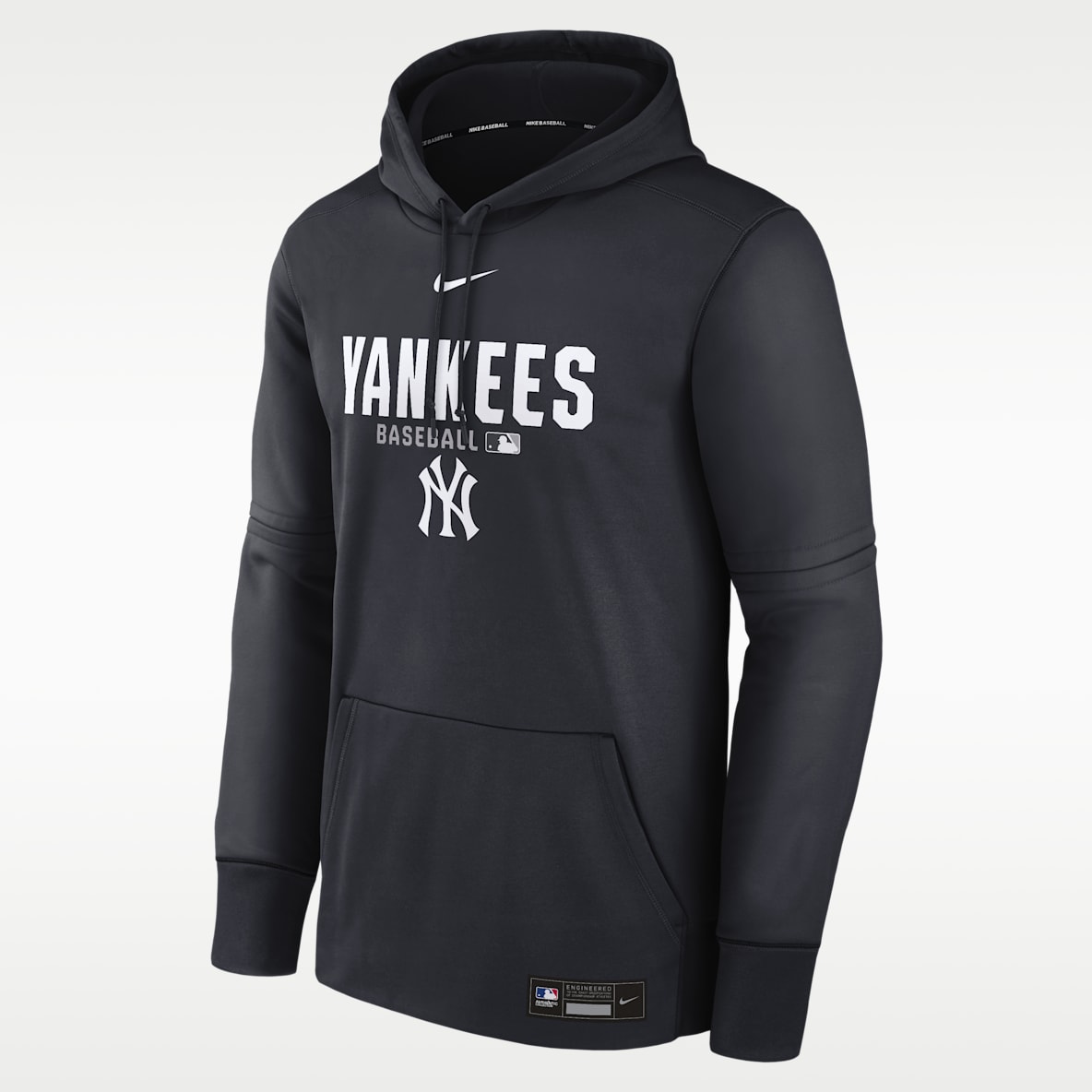 New York Yankees Authentic Collection Men's Nike Therma MLB Pullover Hoodie