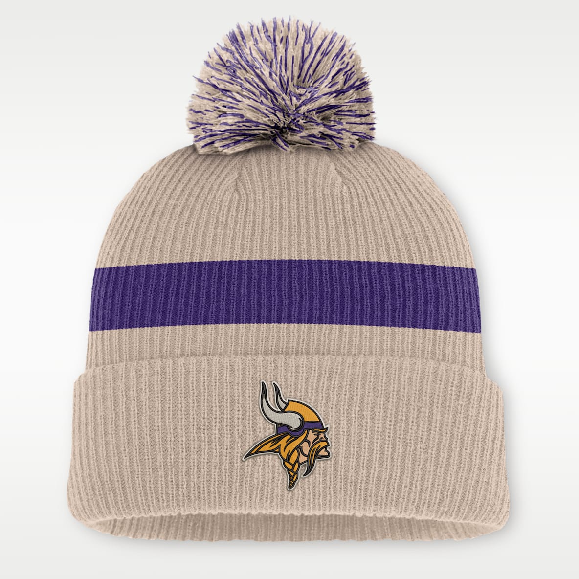 Minnesota Vikings Rewind Peak Men's Nike NFL Cuffed Pom Beanie