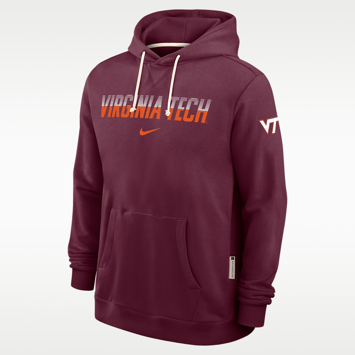 Nike Sideline (Virginia Tech) Men's Dri-FIT Sleeveless Pullover Hoodie