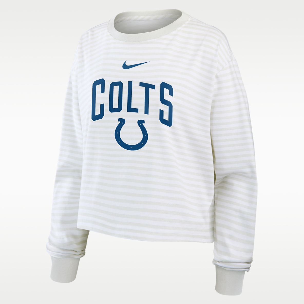 Indianapolis Colts Primetime Women's Nike Cropped Long-Sleeve T-Shirt