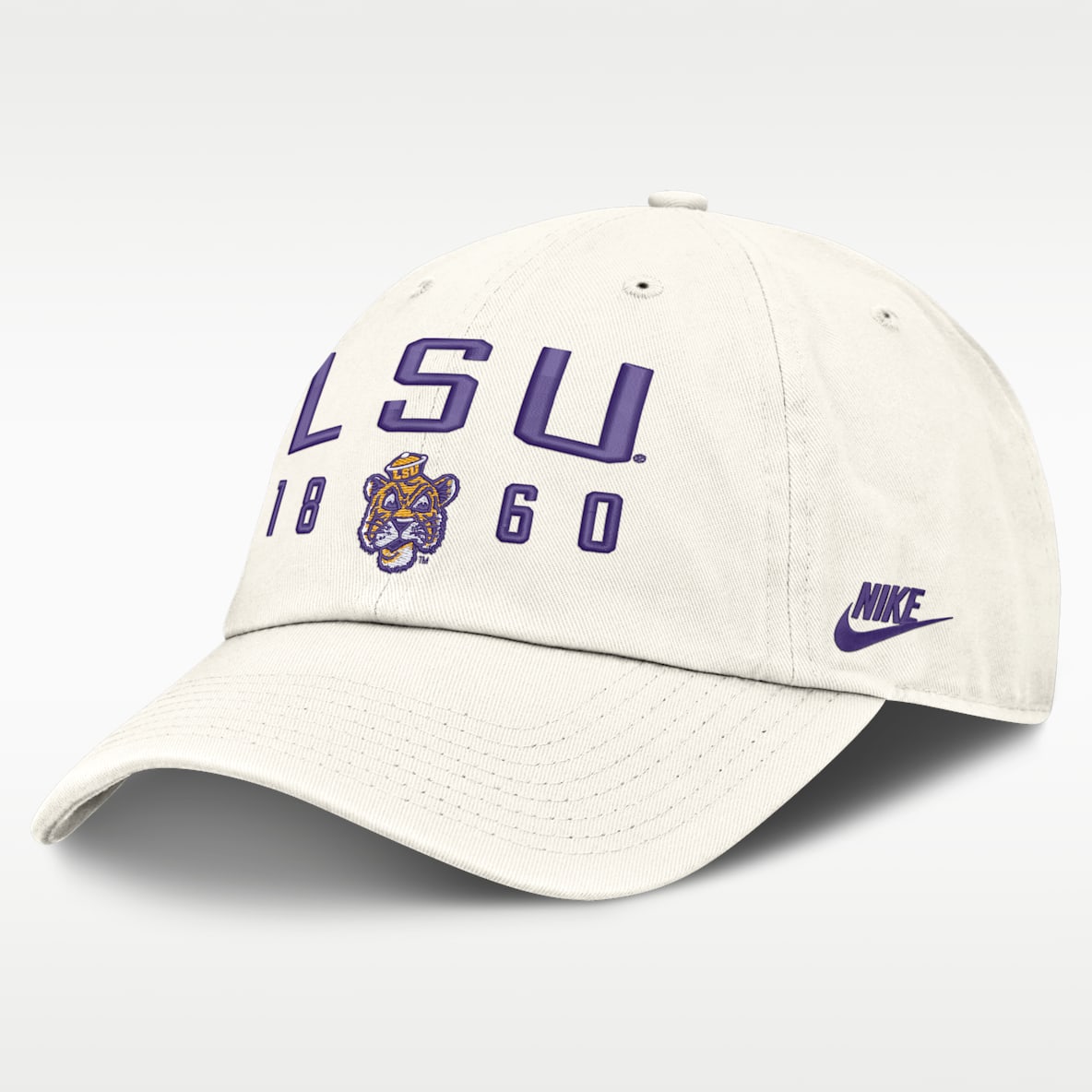 LSU Natural Club Men's Nike College Adjustable Hat