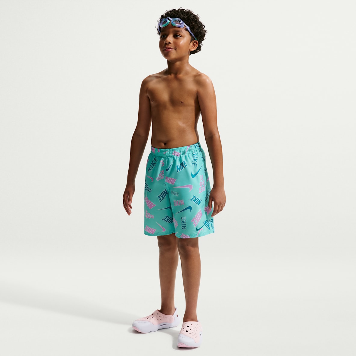 Nike Swim Breaker Big Kids' (Boys') 7" Brief-Lined Volley Short