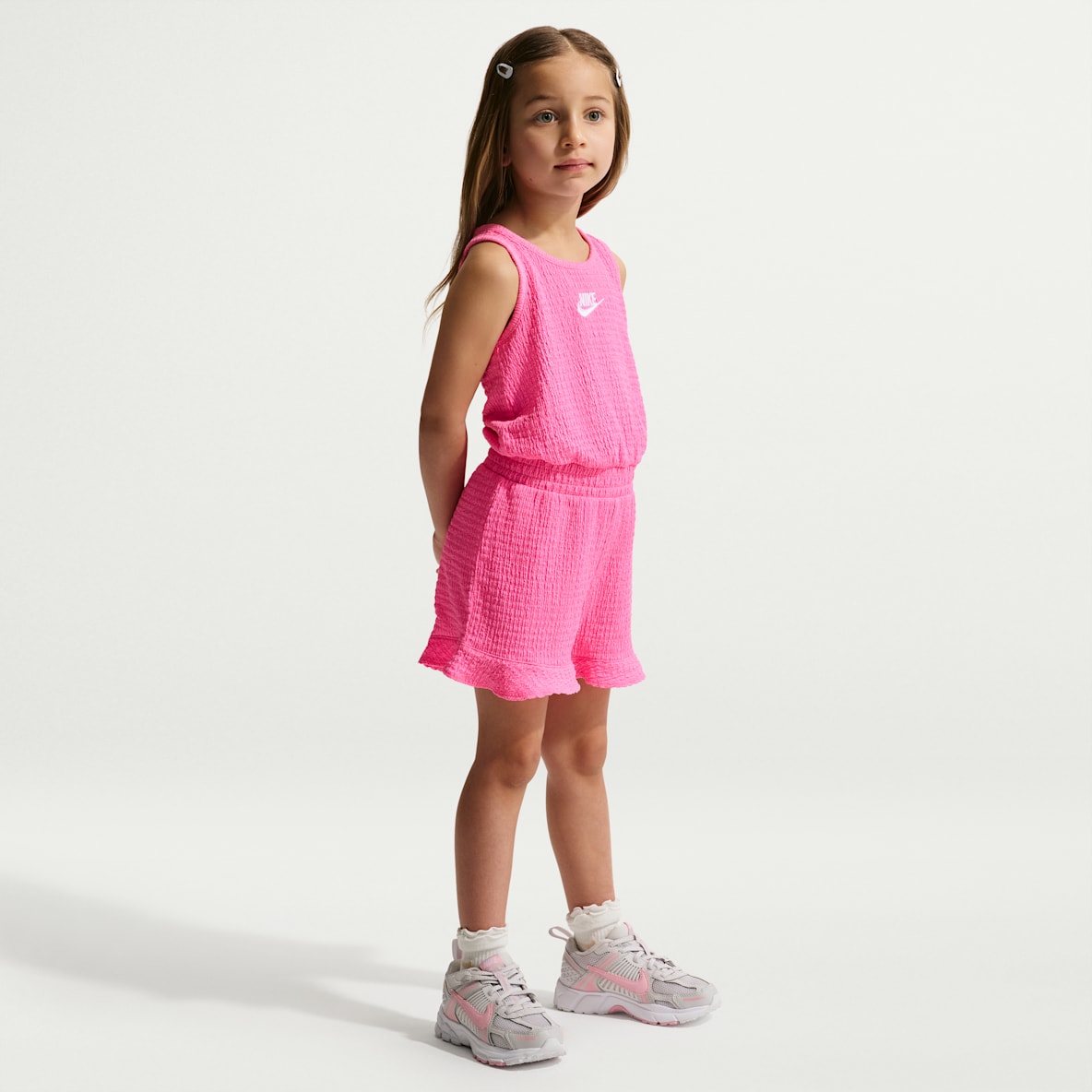 Nike Little Kids' Textured Romper