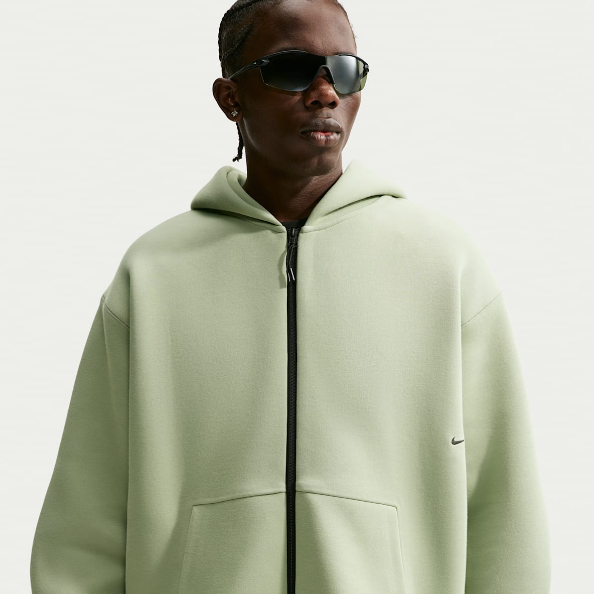 Nike Tech Fleecehuvtröja med hel dragkedja för män