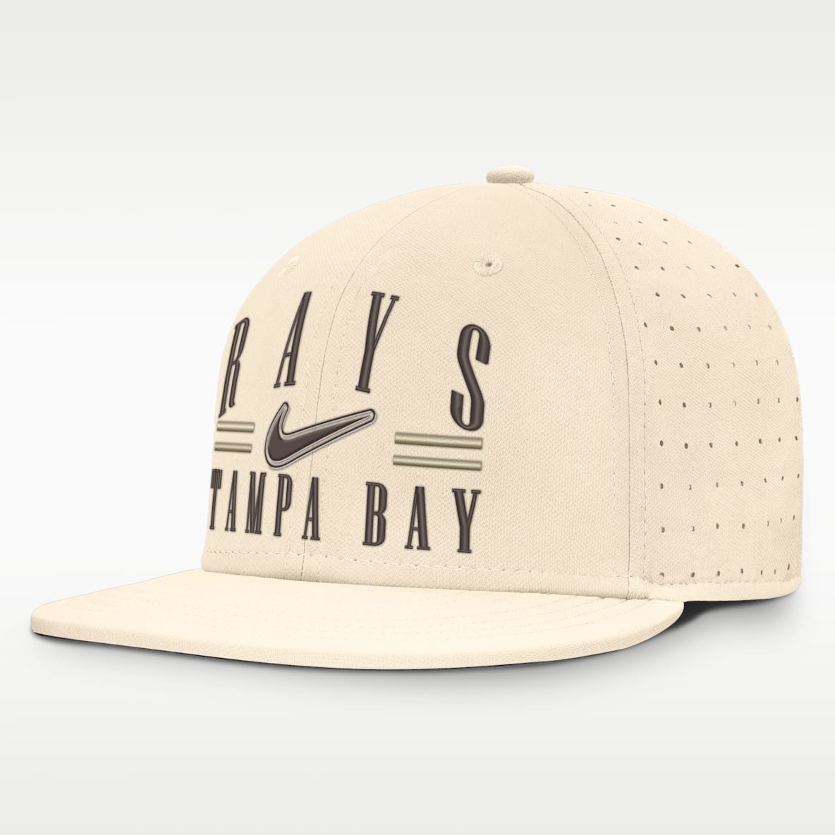 Tampa Bay Rays True Gorra Nike AeroBill de la MLB ajustada para hombre