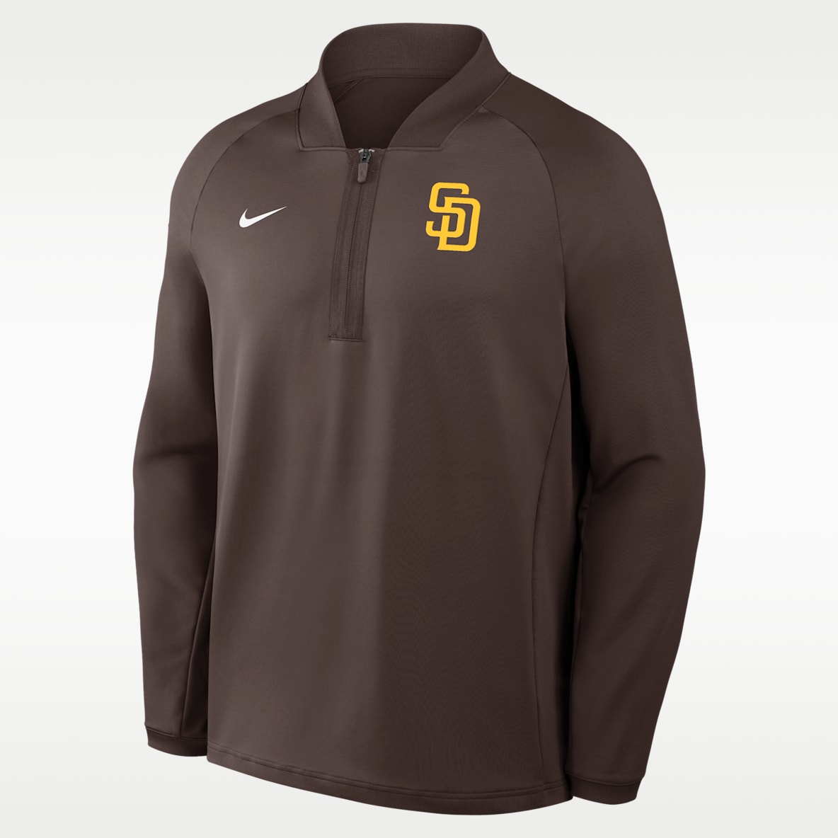 San Diego Padres Authentic Collection Men's Nike Dri-FIT MLB 1/2-Zip Long-Sleeve Top