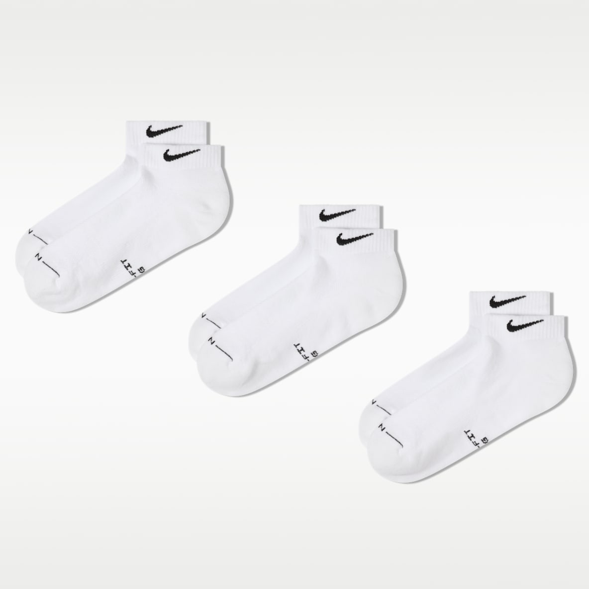 Nike Everyday Elevated Calcetines bajos (3 pares)