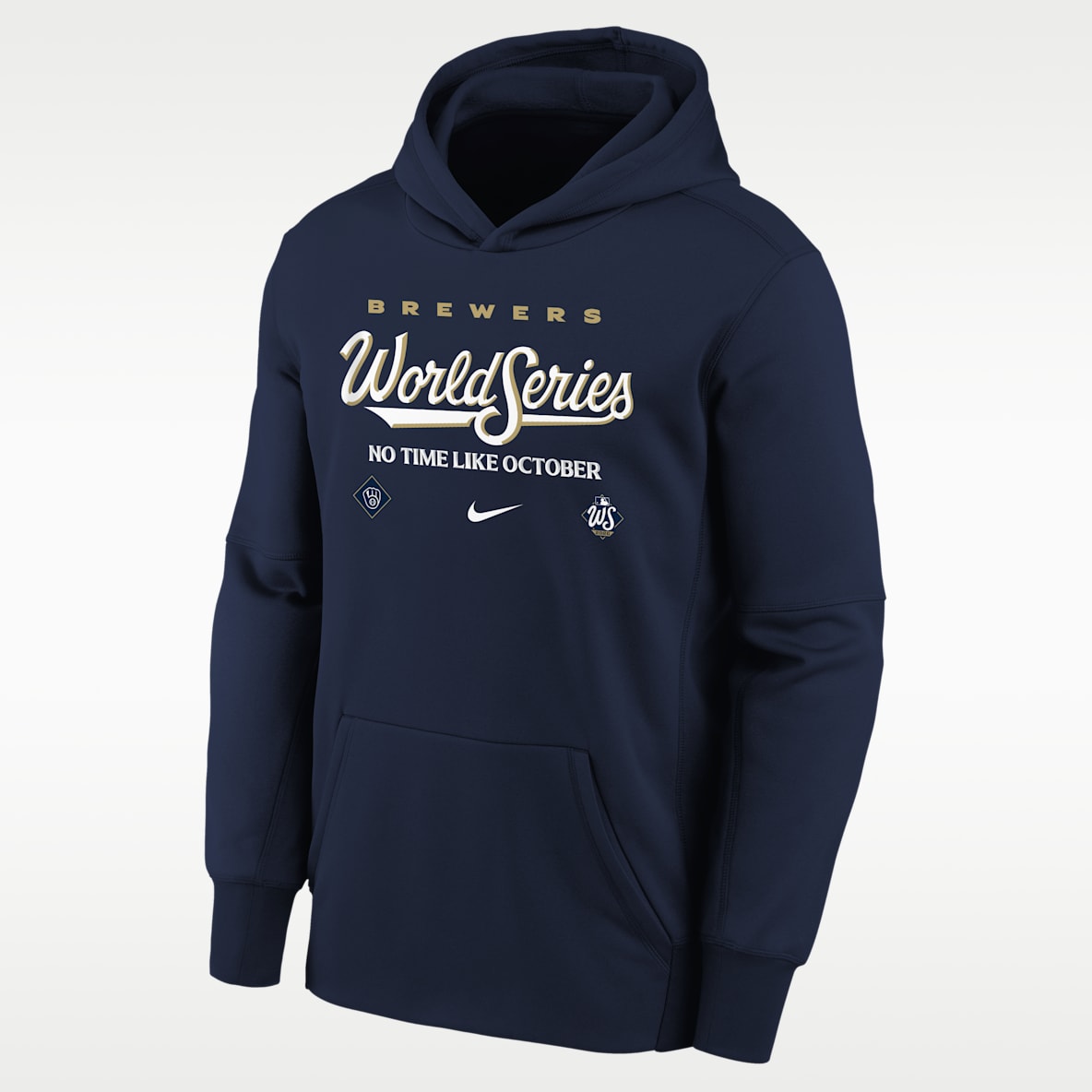 Milwaukee Brewers 2026 World Series Participant Big Kids' Nike MLB Fleece Pullover Hoodie