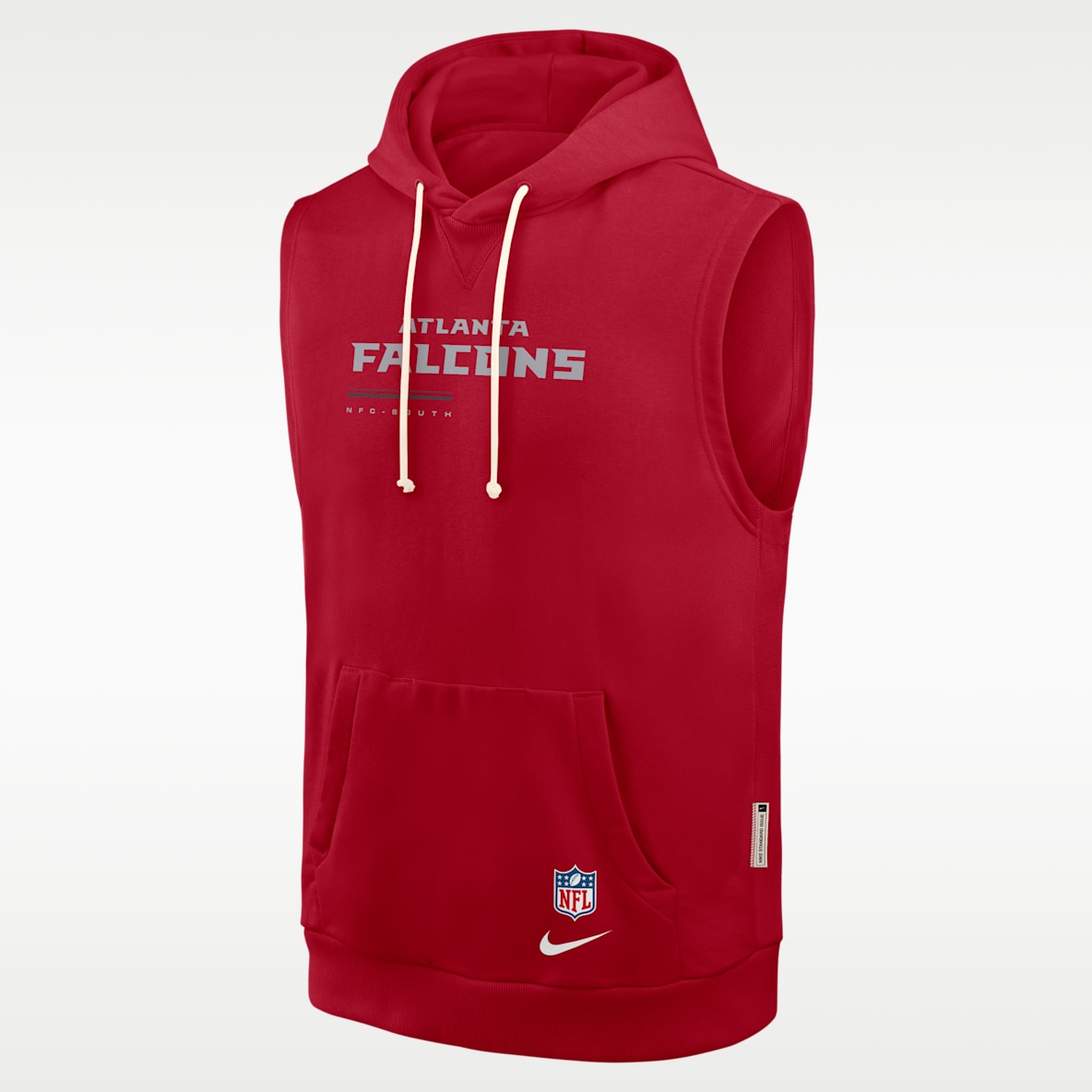 Atlanta Falcons Sideline Men's Nike Dri-FIT NFL Sleeveless Pullover Hoodie