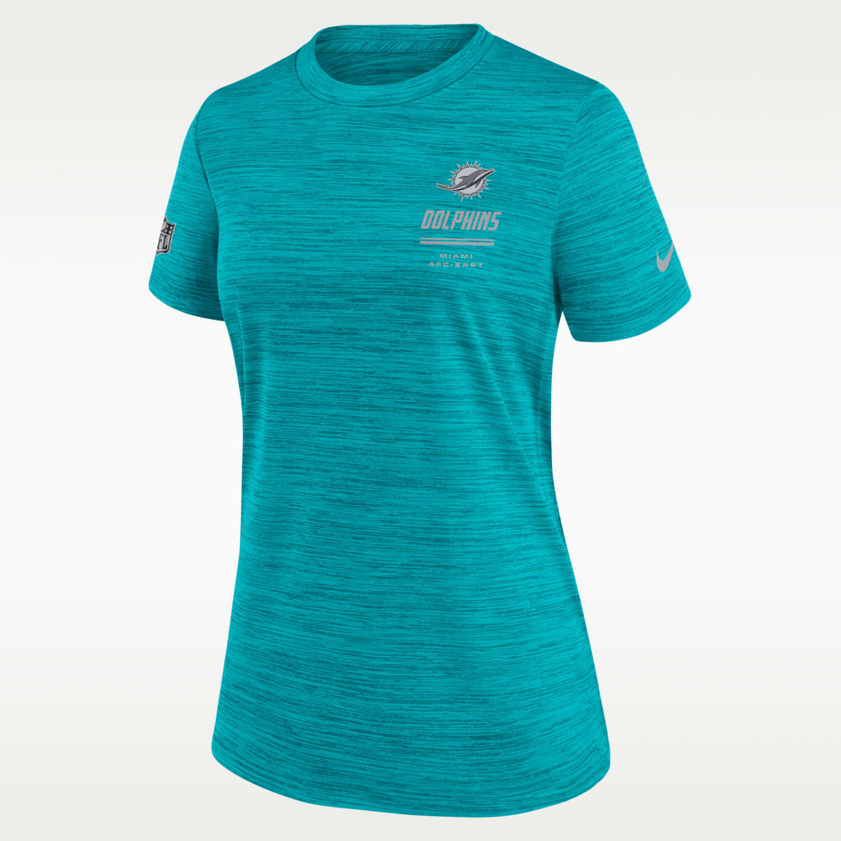 Miami Dolphins Sideline Velocity Women's Nike Dri-FIT NFL T-Shirt