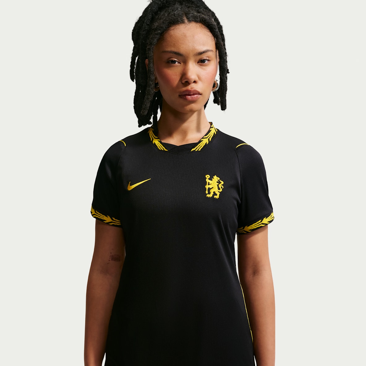 Chelsea FC 2026/27 Stadium Extérieur Maillot de foot Replica Nike Dri-FIT pour femme