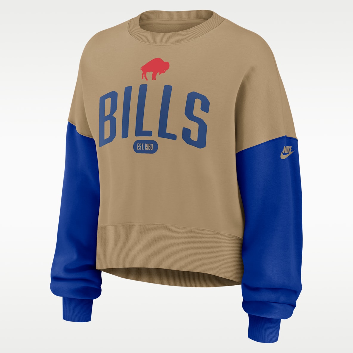 Buffalo Bills Rewind Women's Nike NFL Pullover Crew