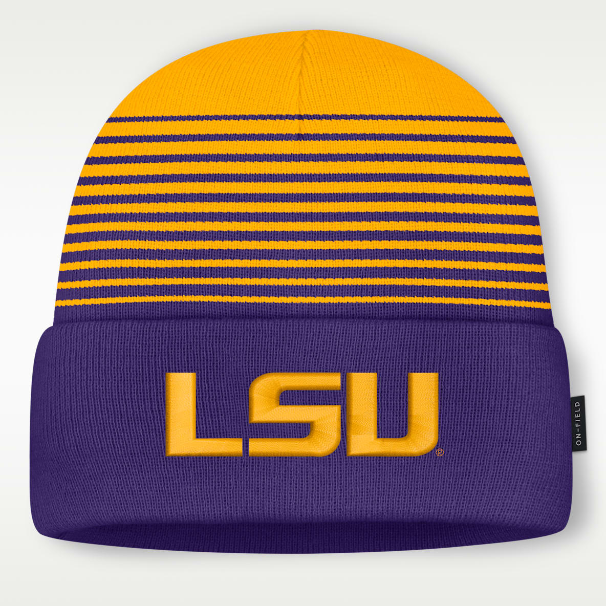 LSU Sideline Utility Men's Nike College Cuffed Beanie