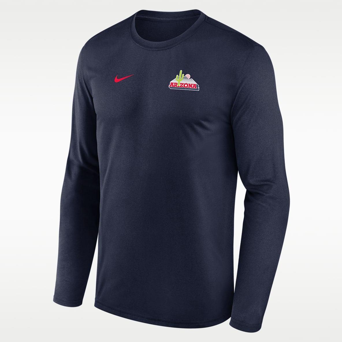 Arizona Sideline Legend Small Logo Men's Nike Dri-FIT College Long-Sleeve T-Shirt