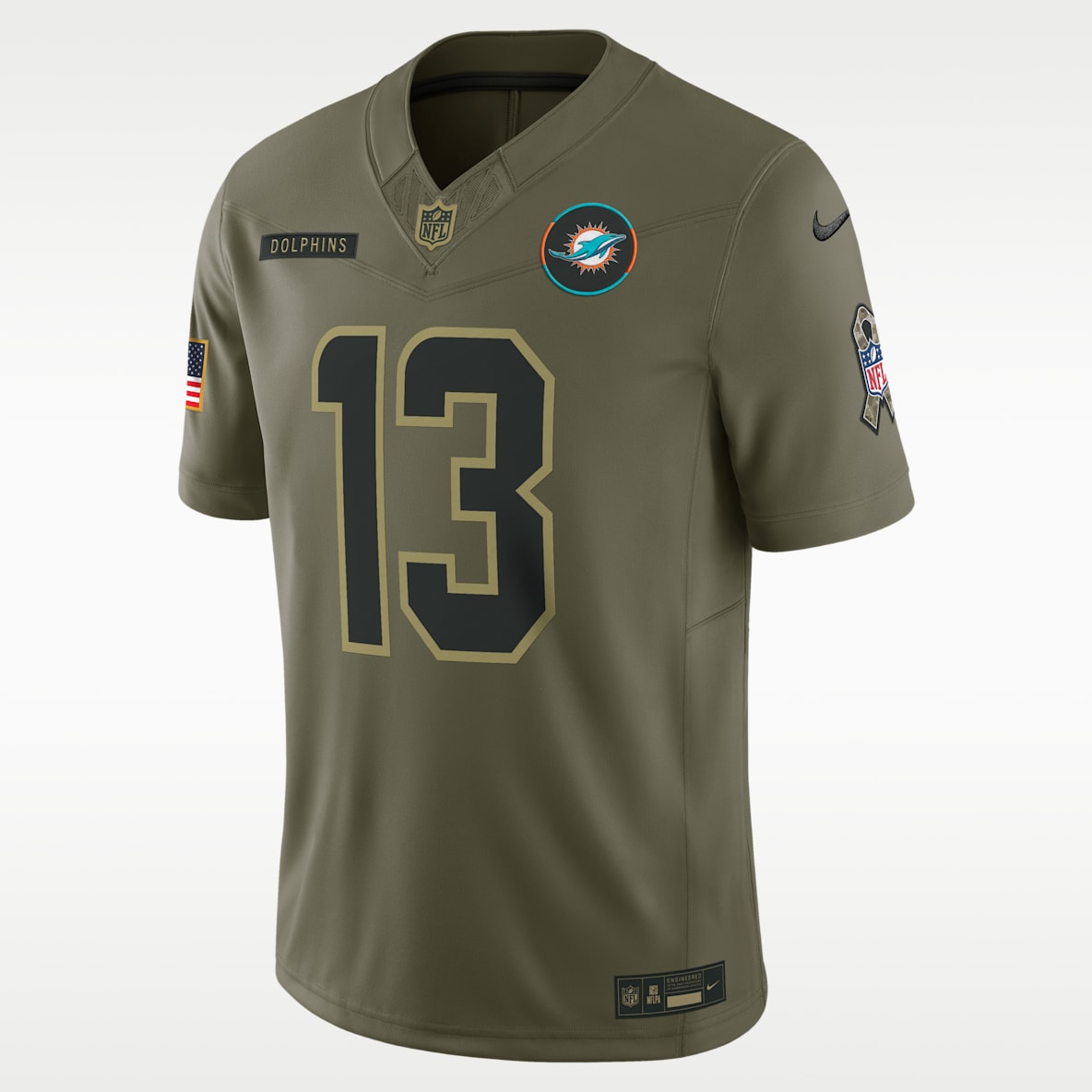 Dan Marino Miami Dolphins Salute to Service Retired Jersey Nike Dri-FIT de la NFL Limited para hombre