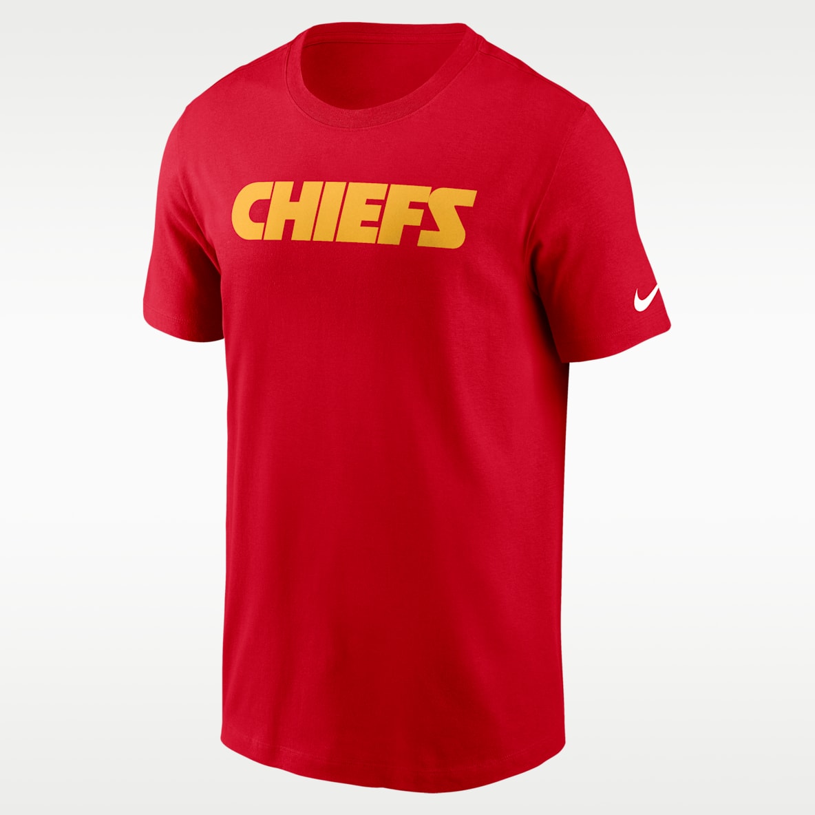 Kansas City Chiefs Primetime Wordmark Essential Playera Nike de la NFL para hombre