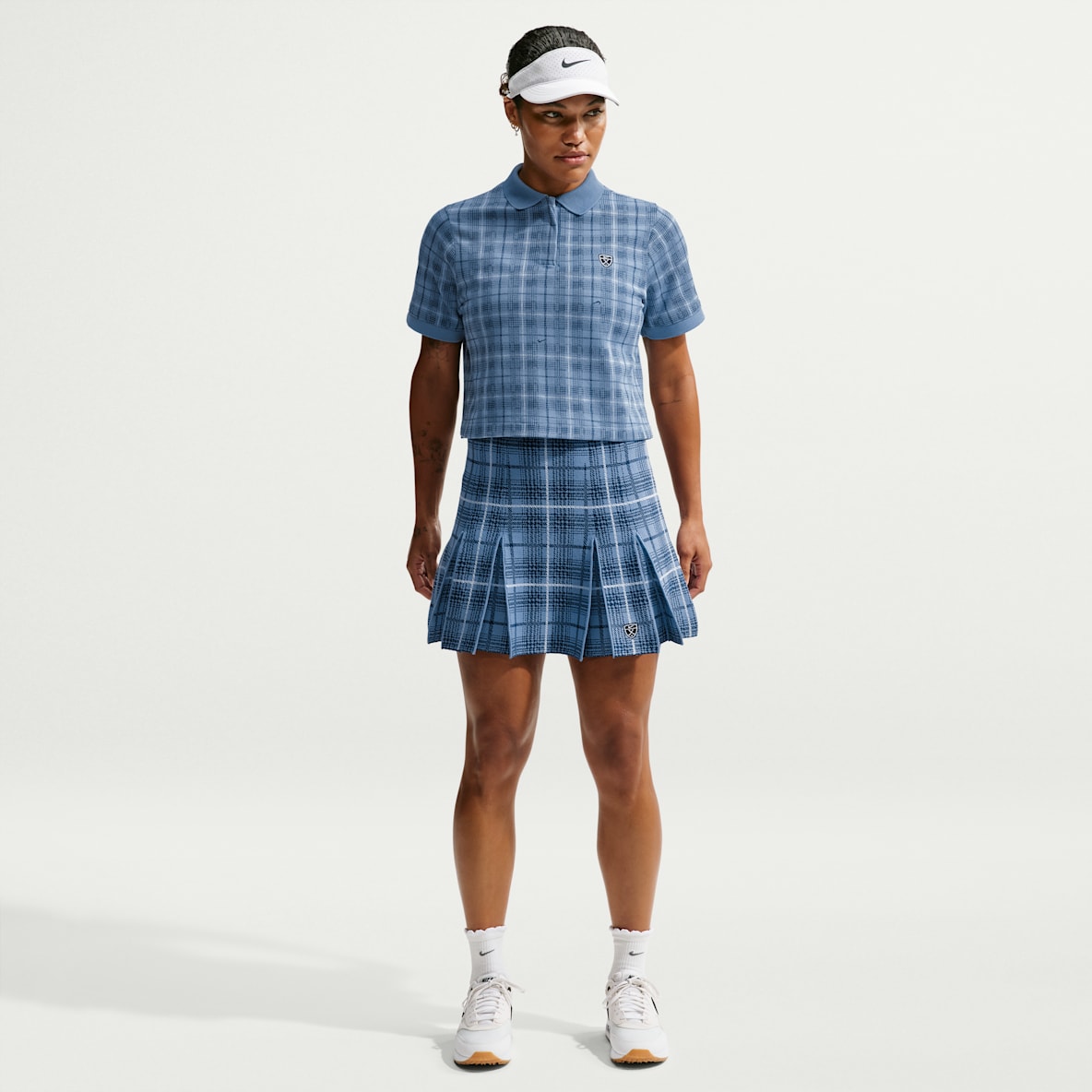 Nike Fairway Fresh Women's Plaid Golf Sweater Skirt