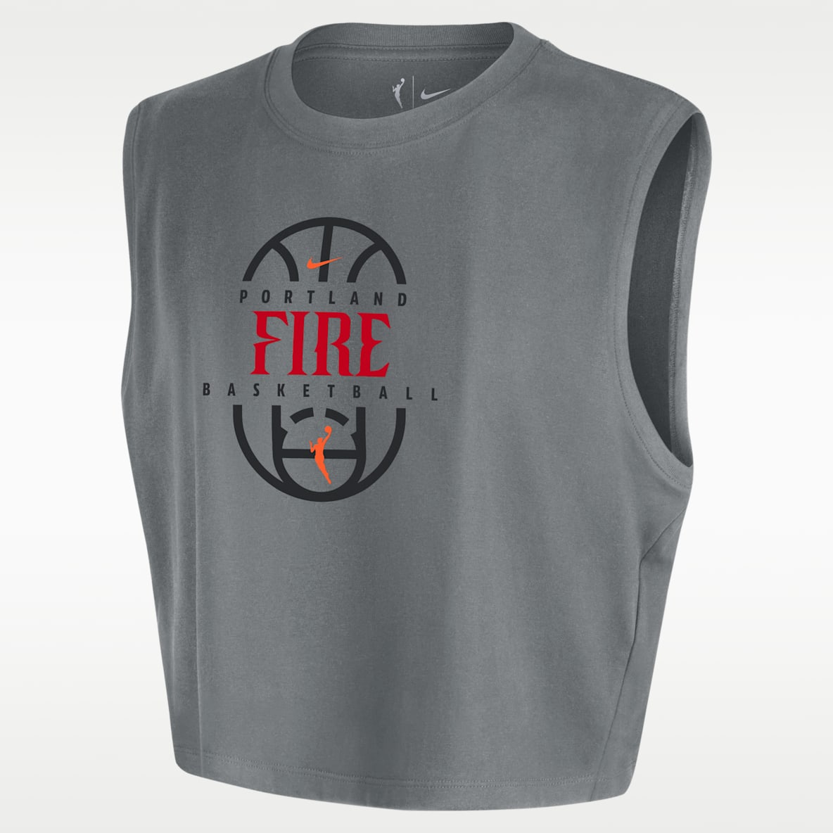 Portland Fire Nike Women's WNBA Sleeveless Cropped T-Shirt