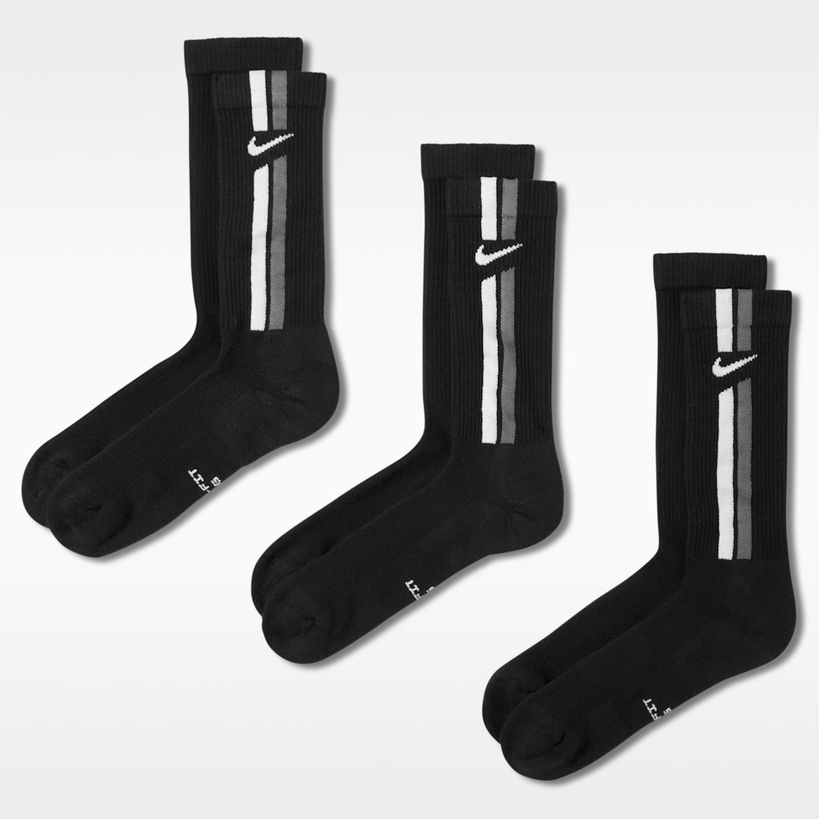 Nike Everyday Elevated Crew Socks (3 Pairs)