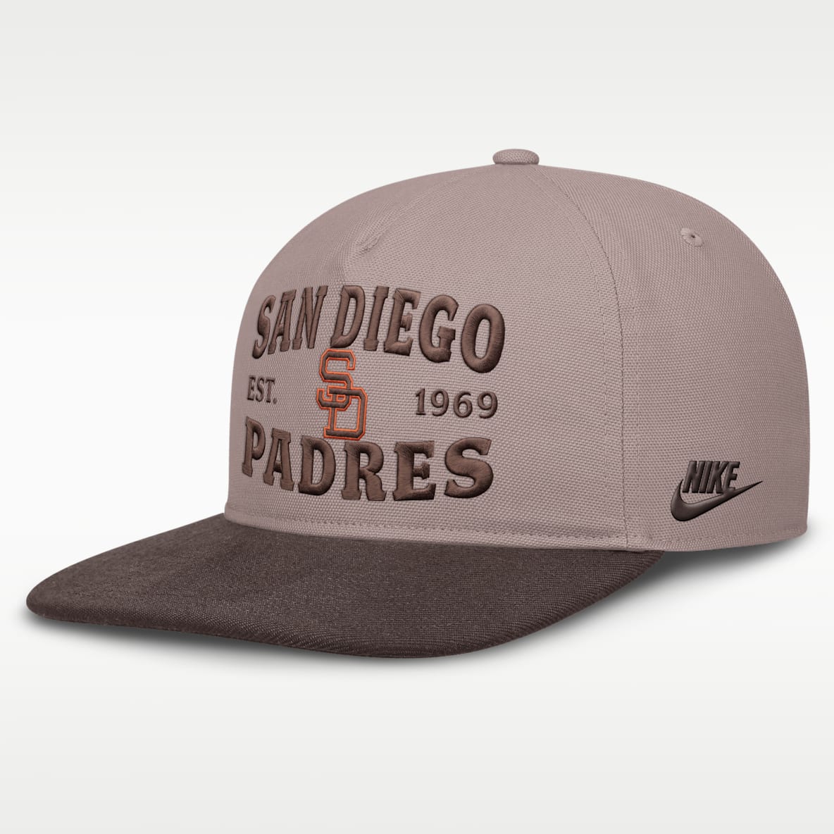 San Diego Padres Cooperstown Pro Gorra Nike de la MLB ajustable y con estructura A-Frame para hombre