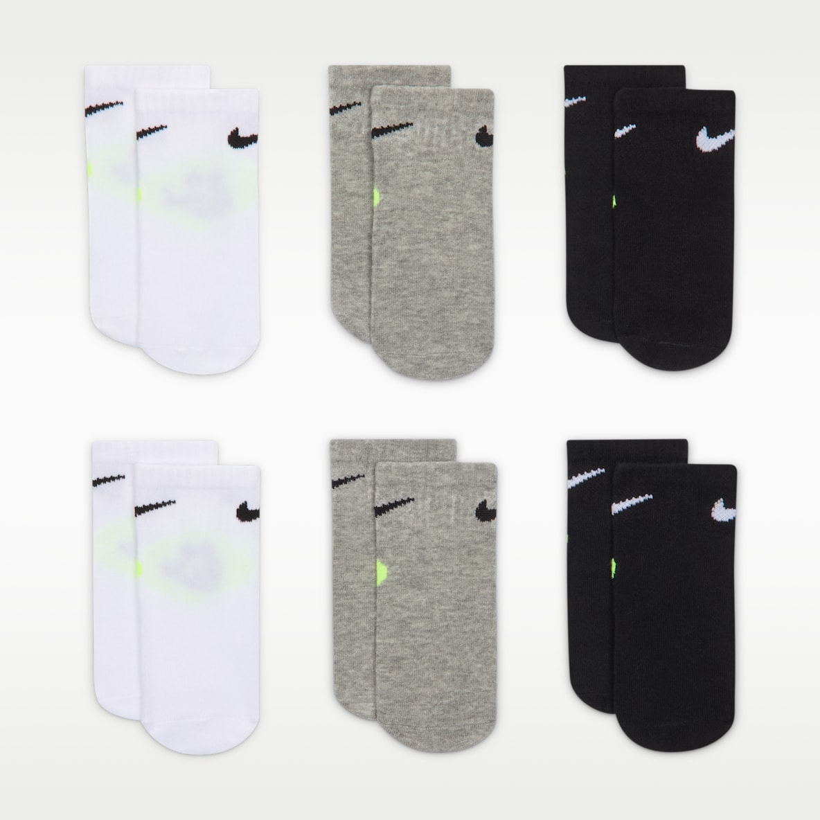 나이키 베이비 스마일리 앵클 삭스(6켤레)